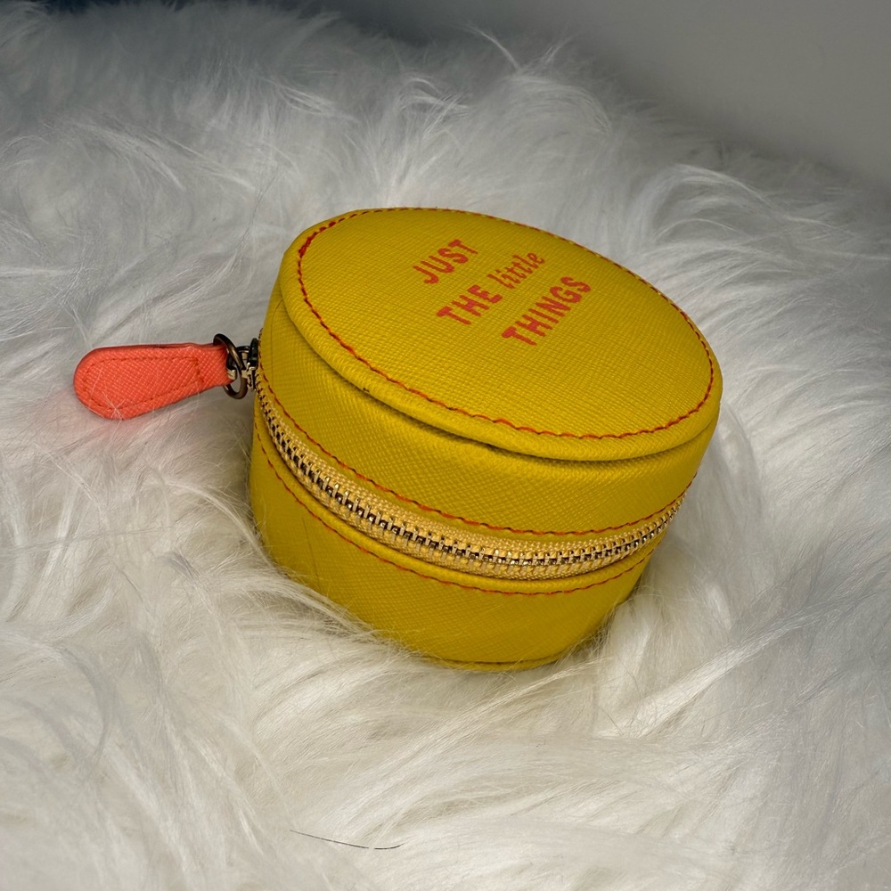 Anthropologie Ondine Catchall Pouch - Mustard Yellow - Picture 9 of 15